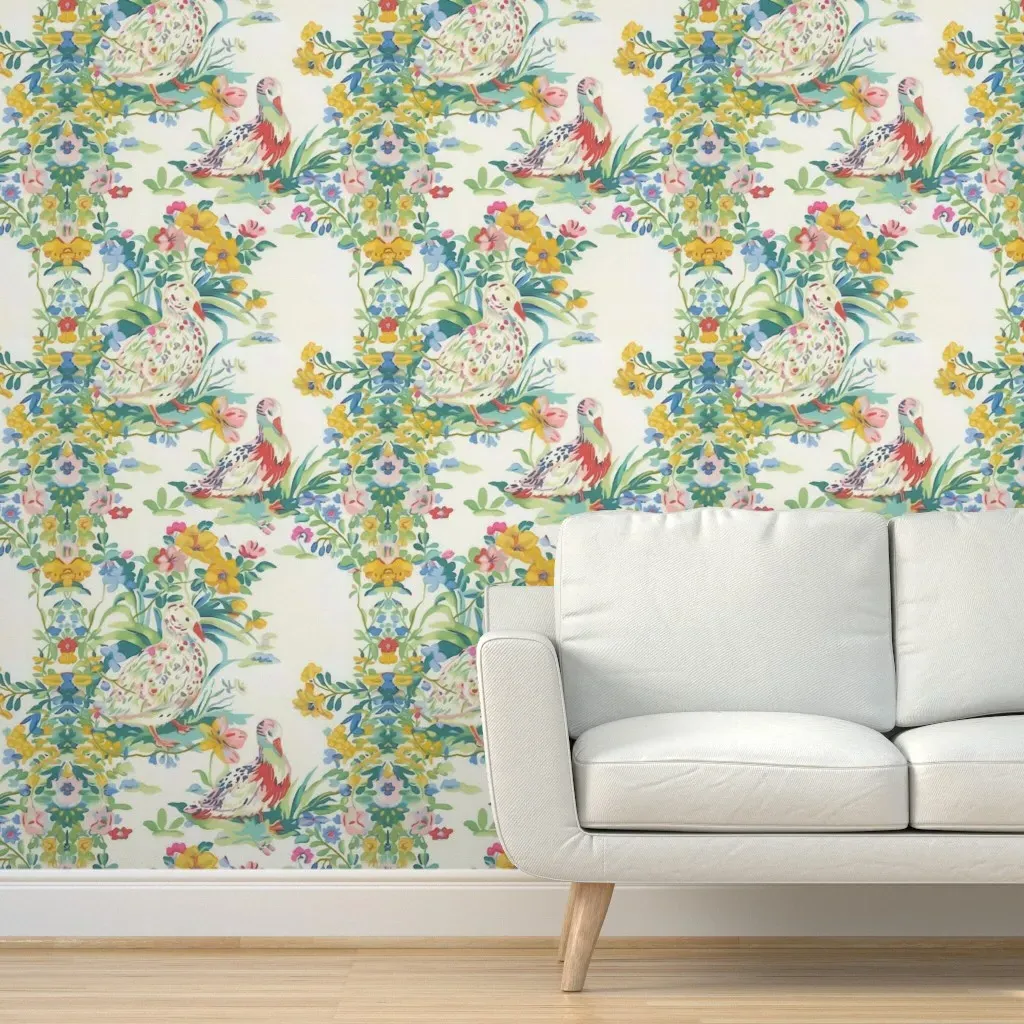 Lake Featherglen XV Peel and Stick Wallpaper - Yellow product