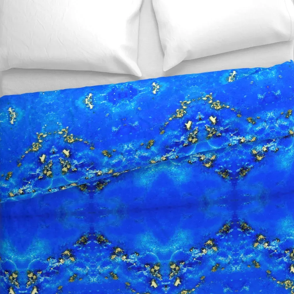 Lapis Lazuli Duvet Cover - Blue alternate view