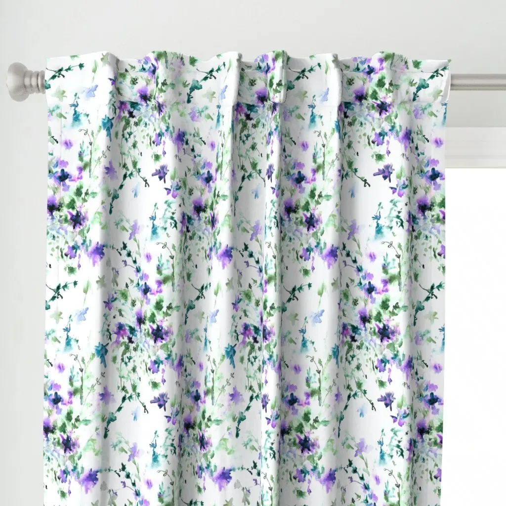 Large Curtain Panel - Purple alternate view