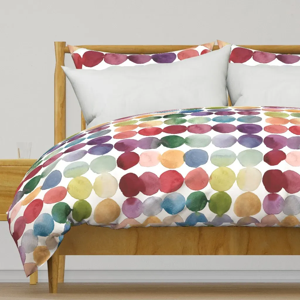 Large-Scale Colorful Spots Duvet Cover product