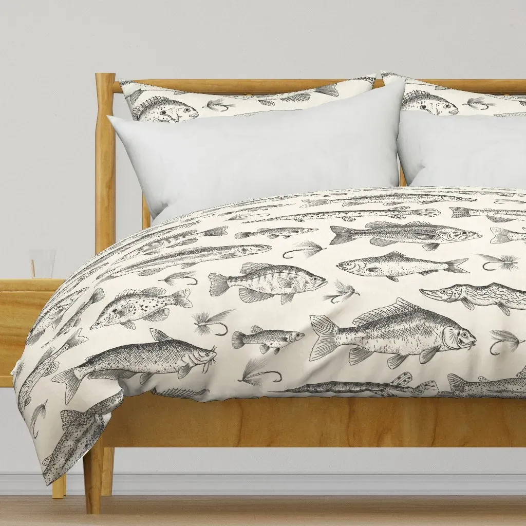 Large Scale Duvet Cover - Beige product