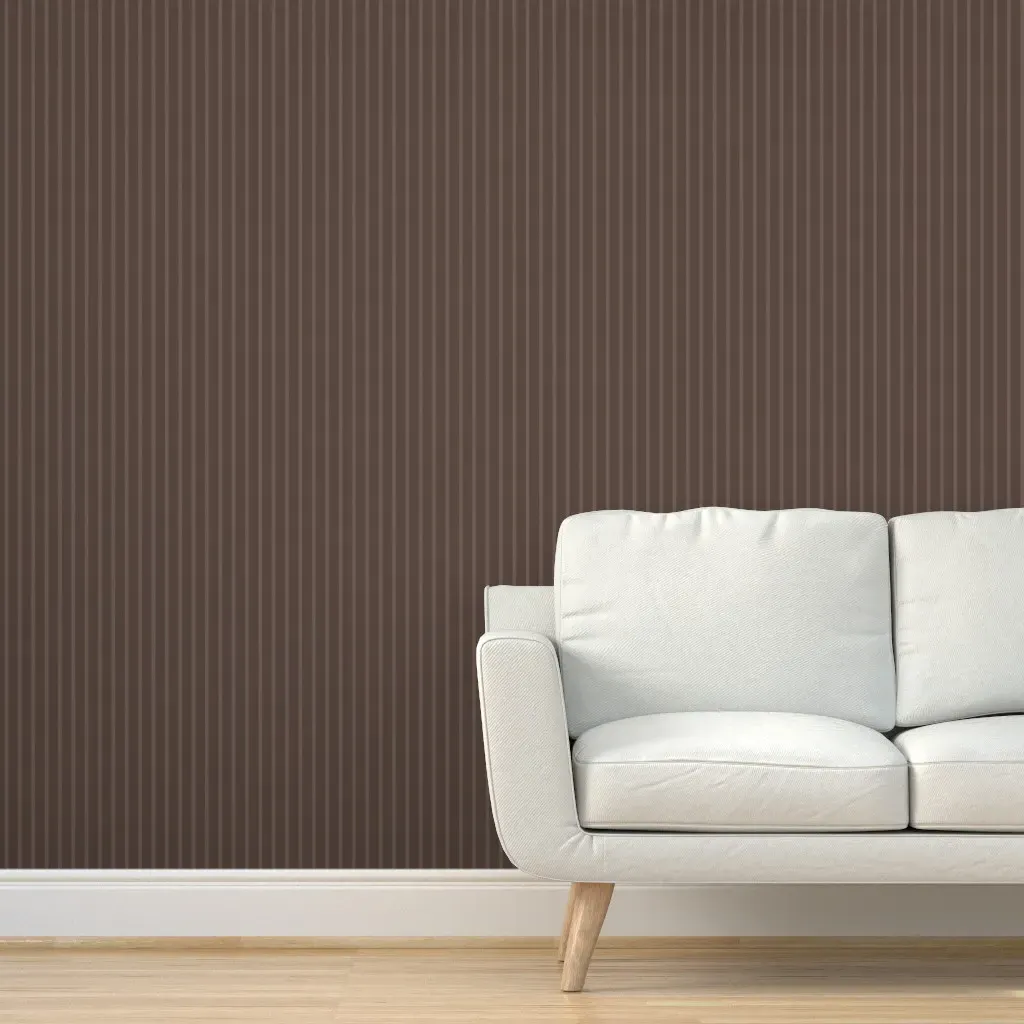 Large Vertical Rope Stripe Peel and Stick Wallpaper - Taupe product