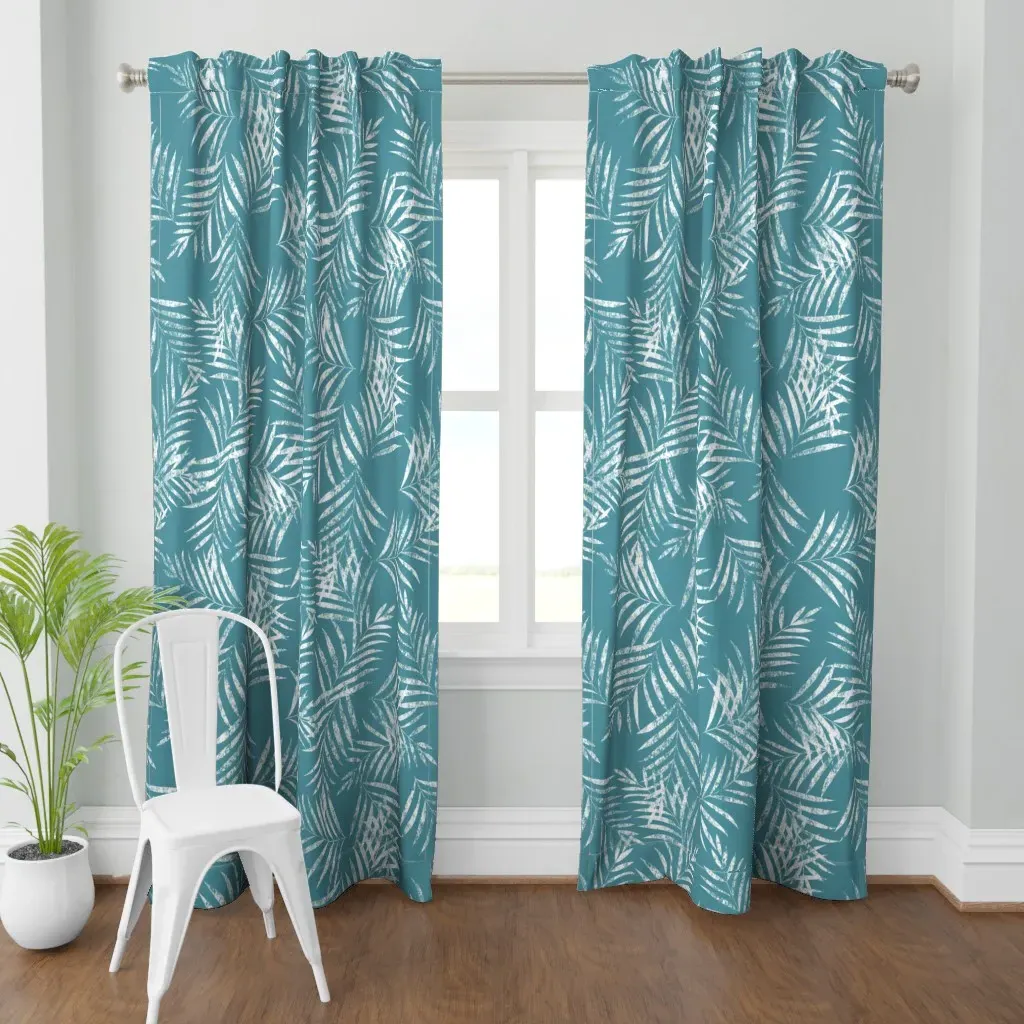 Las Palmas Curtain Panel - White product