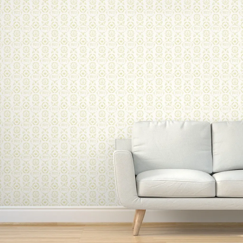 Laundry Day Citron Peel and Stick Wallpaper - Beige product
