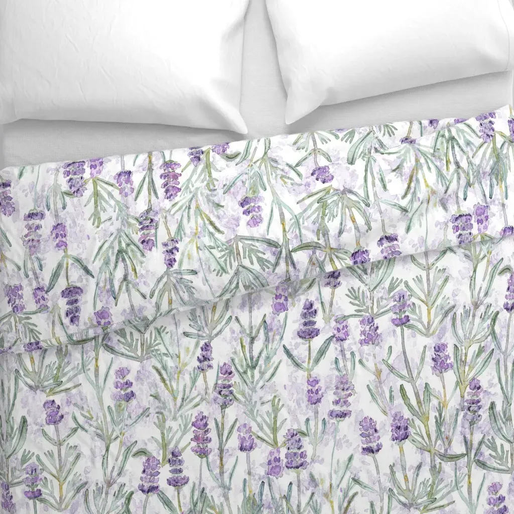 Lavender Duvet Cover - Purple alternate view