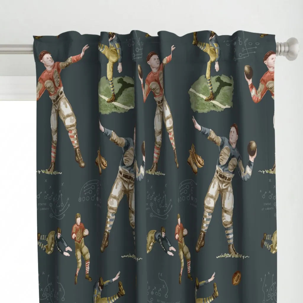 Leatherhead Legends Dark Curtain Panel - Beige alternate view