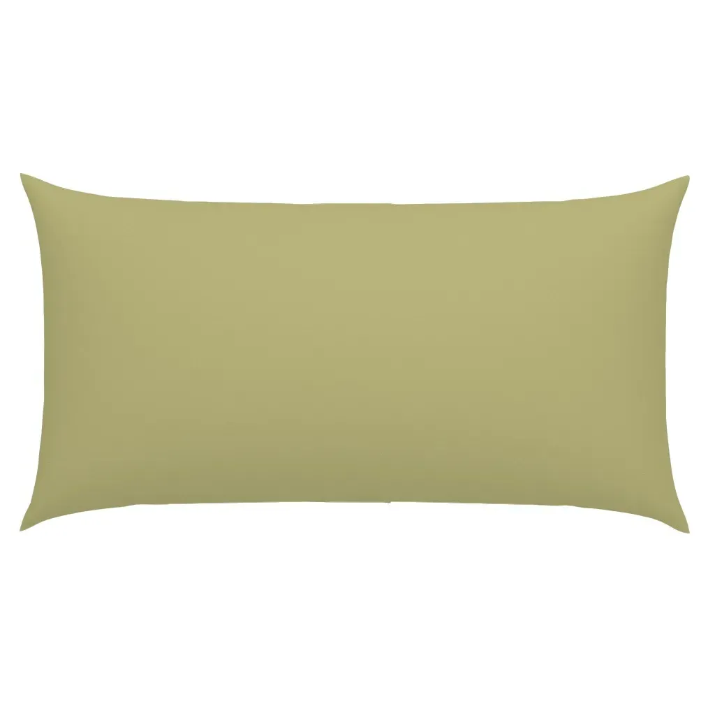 Leek Green Solid Tone King Pillow Sham - Olive Green product