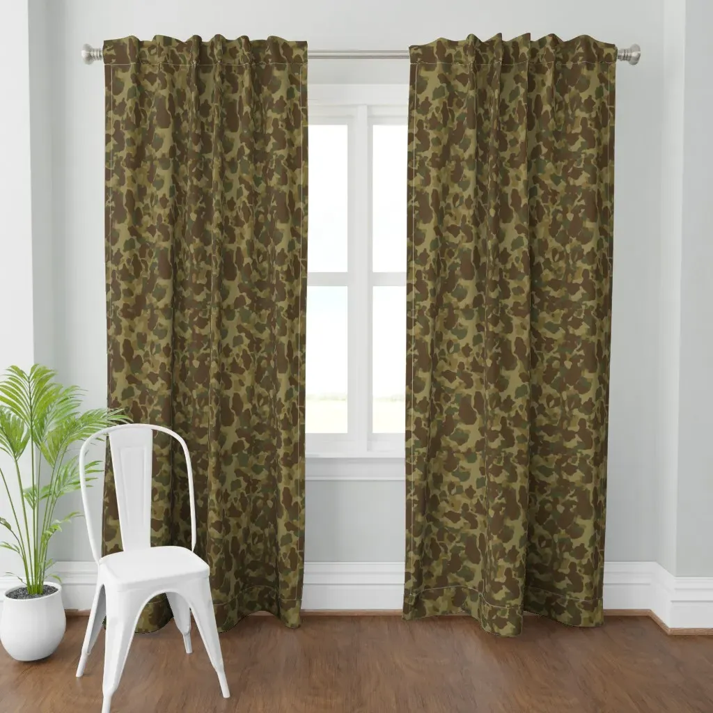 Legacy In Pattern Korean Curtain Panel - Dark Brown product