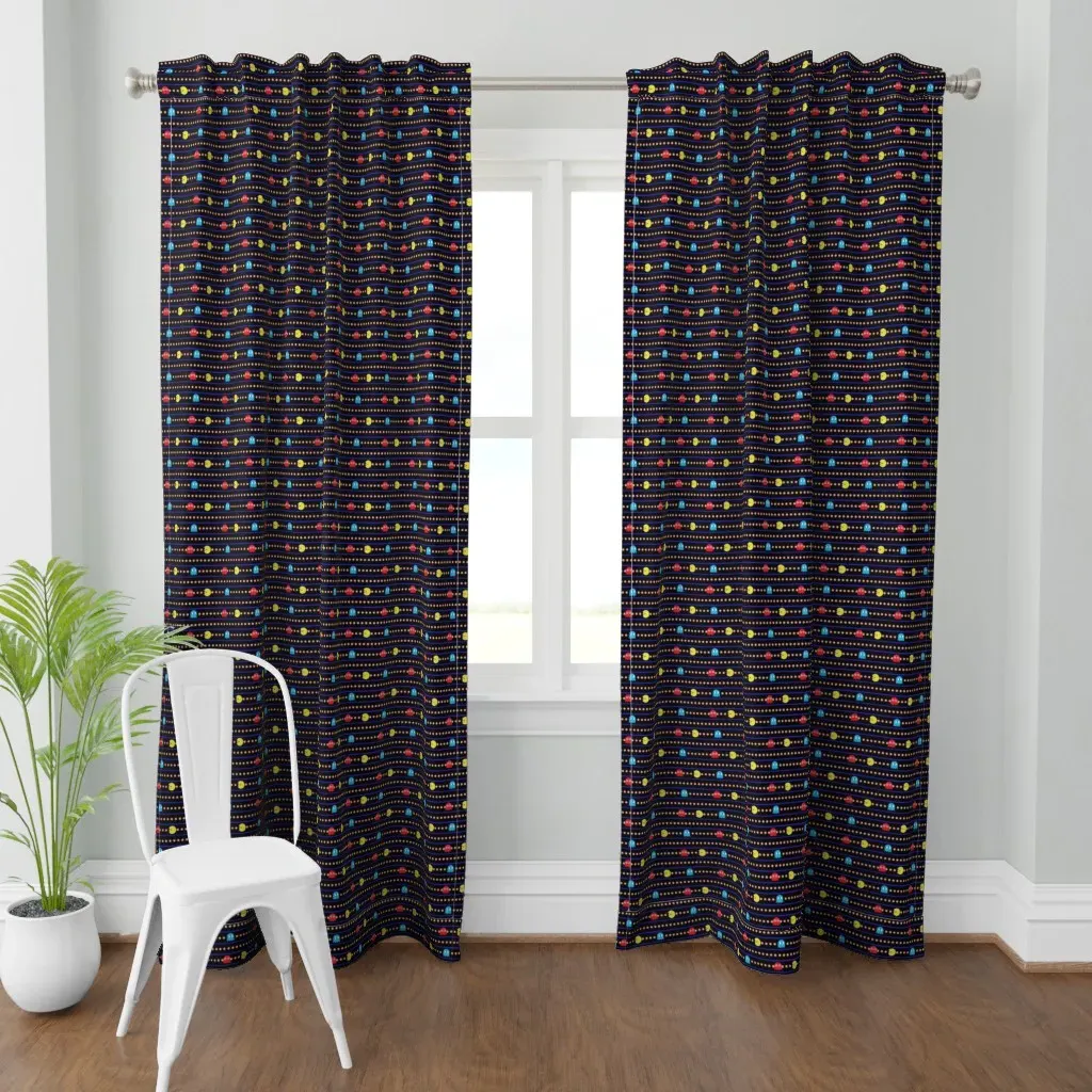 Lemon Pie Curtain Panel with Skirts - Yellow product