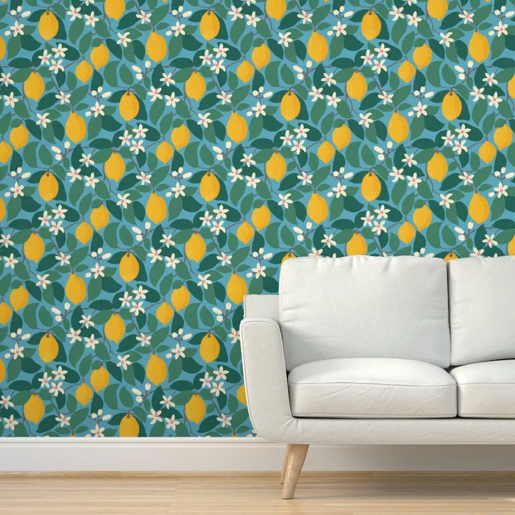 Lemon Tree Peel and Stick Wallpaper - Yellow product