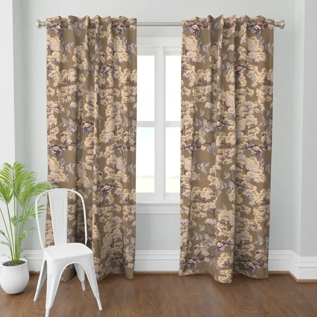 Lennon Vintage Tapestry Curtain Panel - Beige product