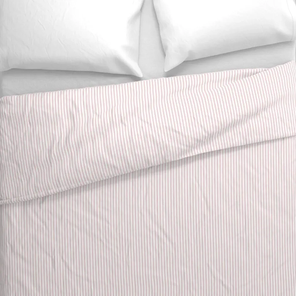 Leslie Candy Stripe Duvet Cover - Pink alternate view