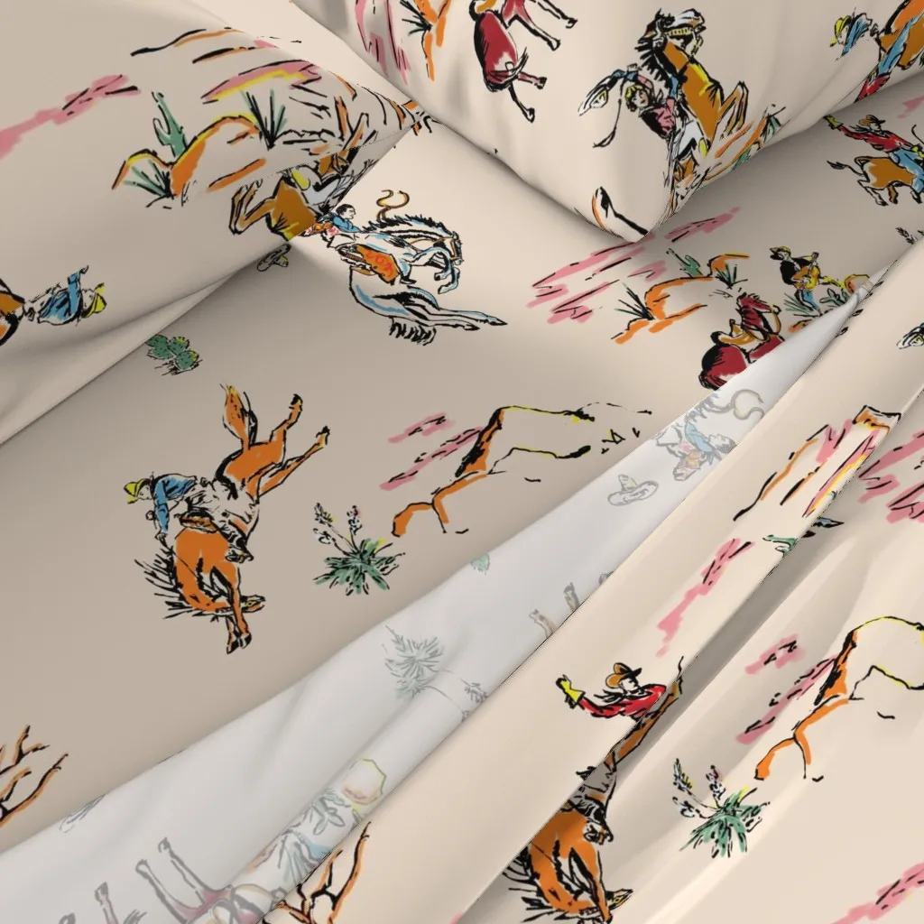 Let Er Rip Twin Sheet Set - Orange alternate view