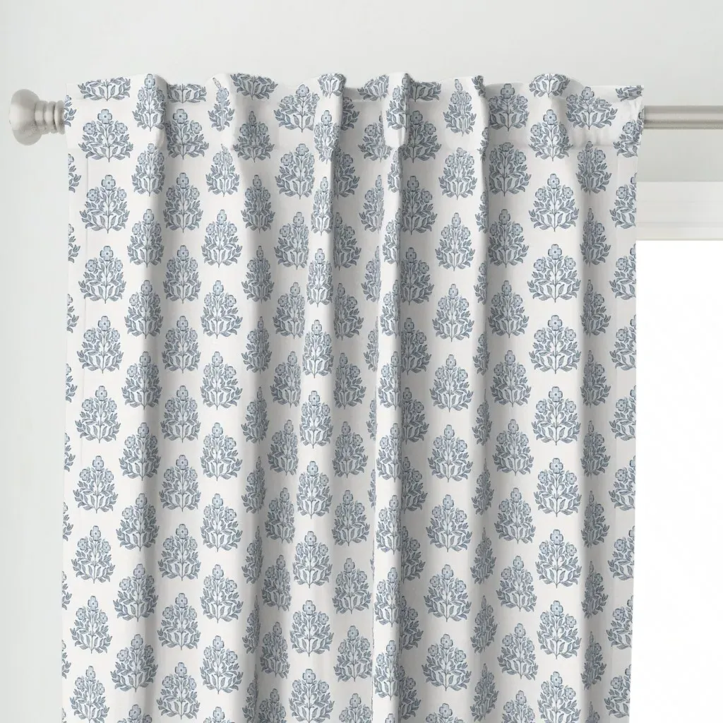 Lettie Vintage Block Curtain Panel alternate view