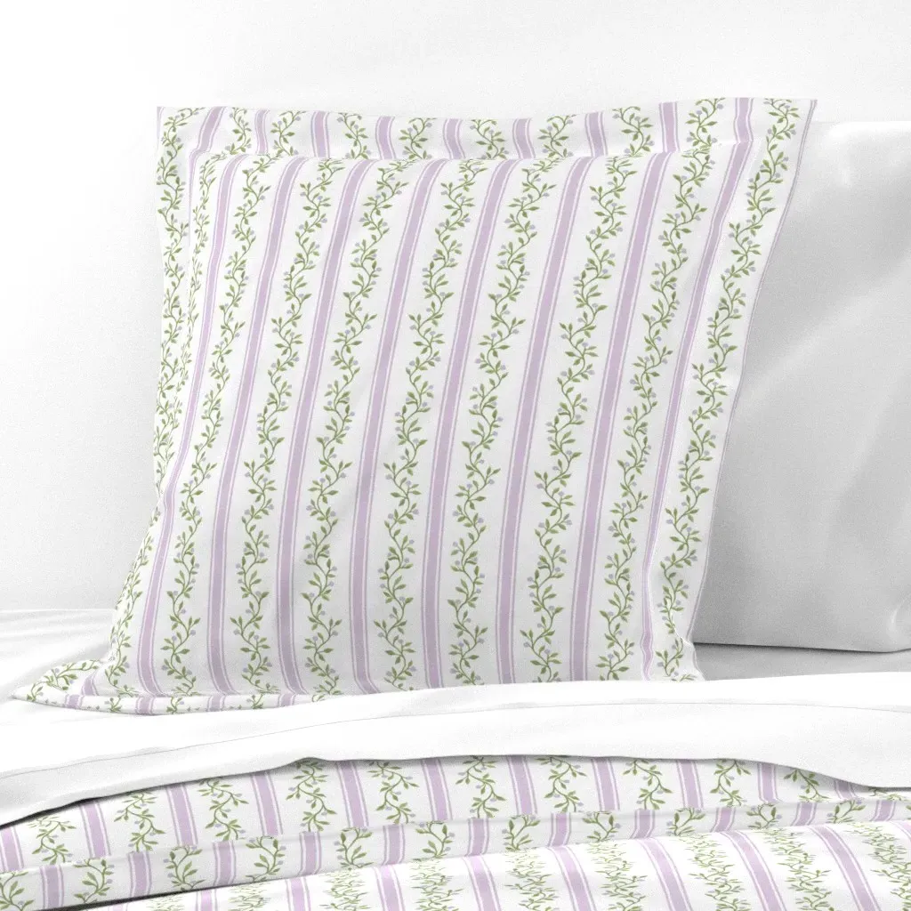 Libby Stripe Euro Pillow Sham - Lavender product