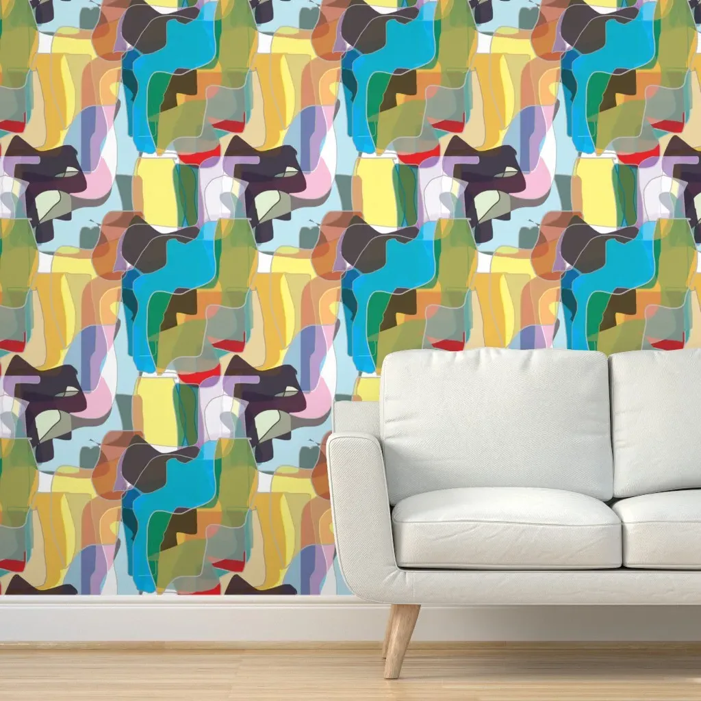 Liberation Of Palestine Peel and Stick Wallpaper - Turquoise product