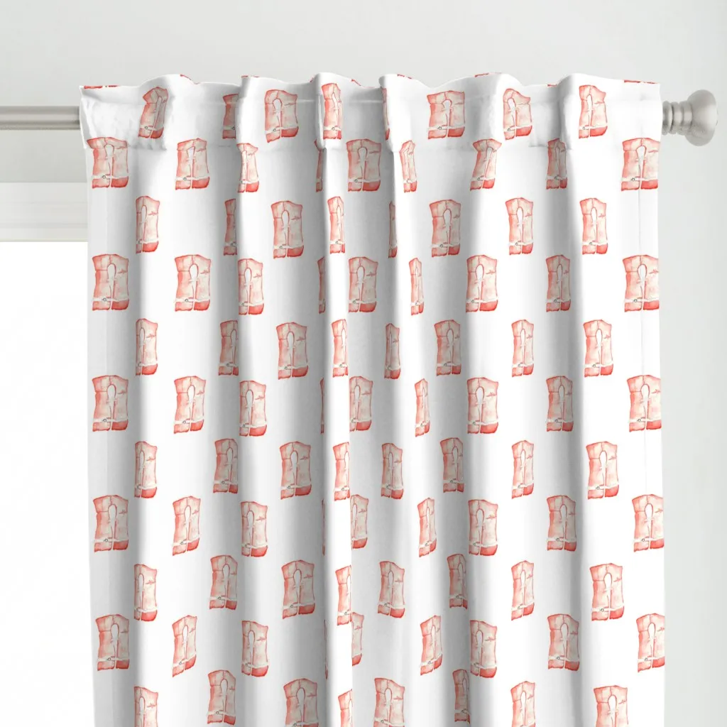 Life Jacket Curtain Panel - Coral alternate view
