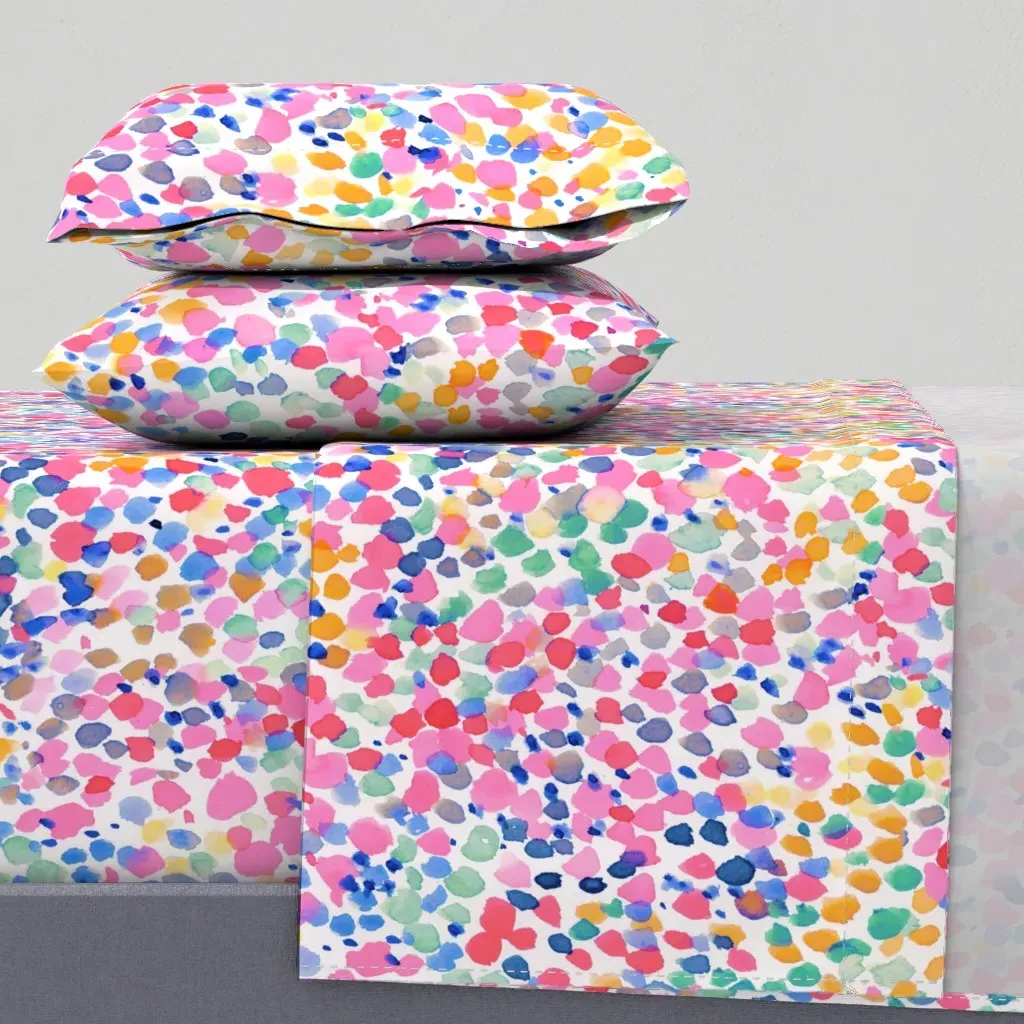 Lighthearted Pastel Large Scale Full Sheet Set - Pink product
