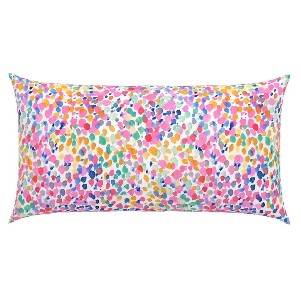 Lighthearted Pastel Large Scale King Pillow Sham - Pink product