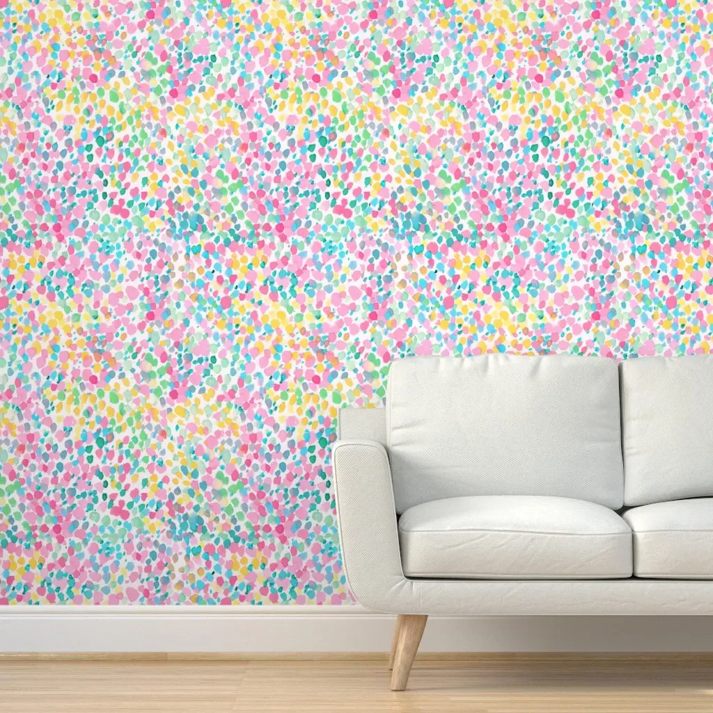 Lighthearted Summer Peel and Stick Wallpaper - Pink product