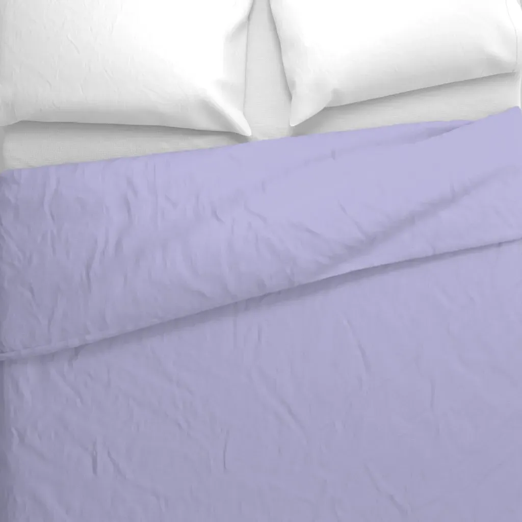 Lilac Solid Duvet Cover - Lavender alternate view