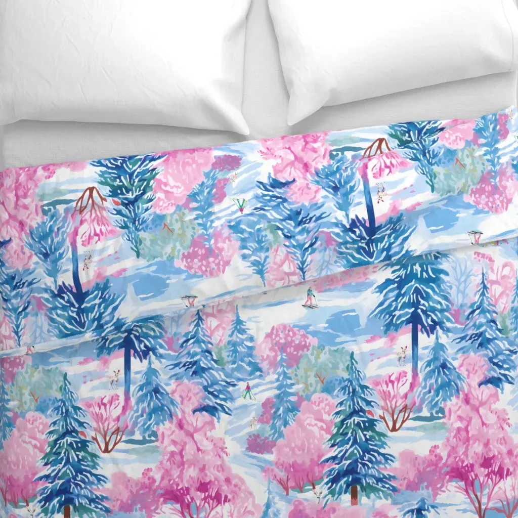 Lilly Loves Vermont Duvet Cover - Pink alternate view