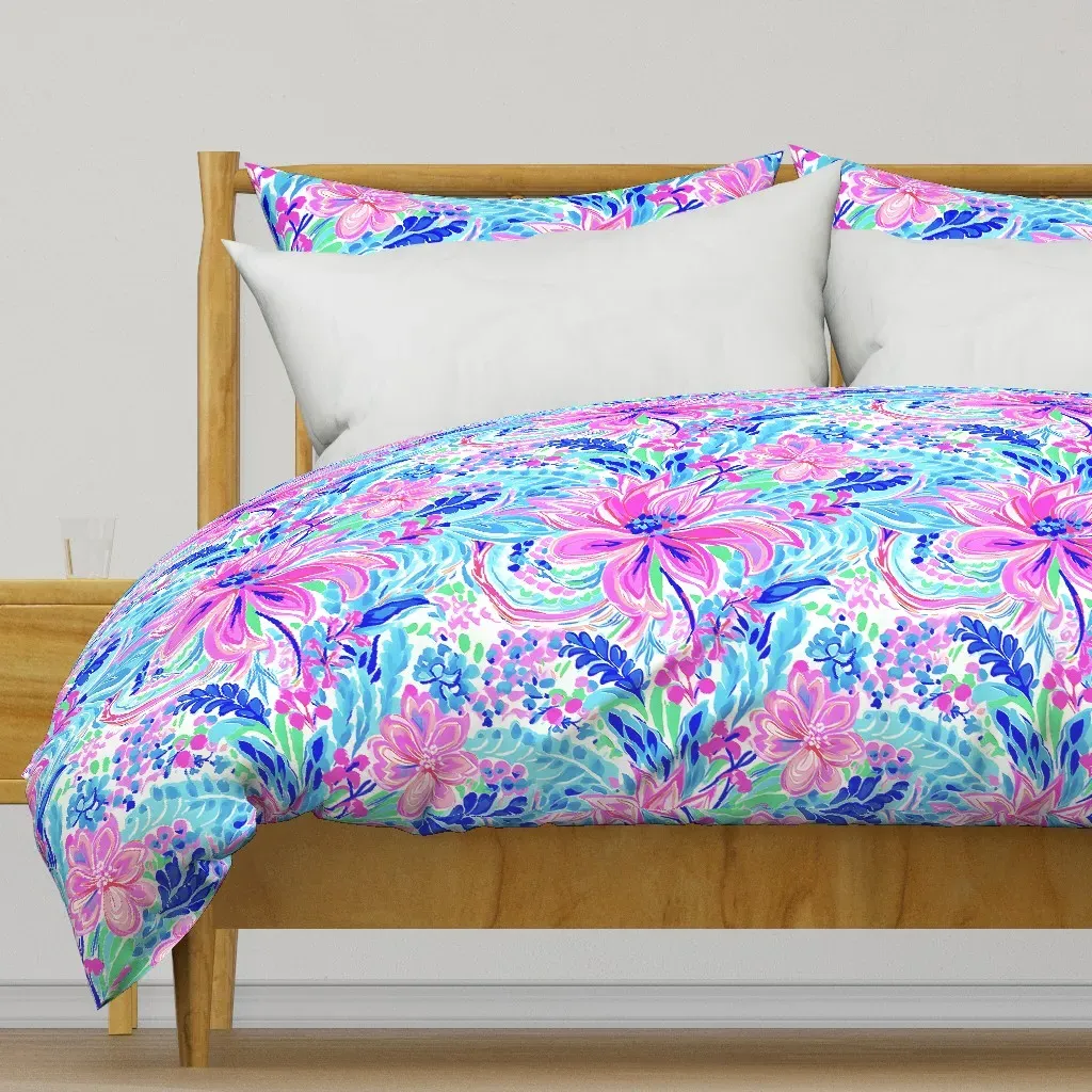 Lilly's Bouquet Duvet Cover - Pink product