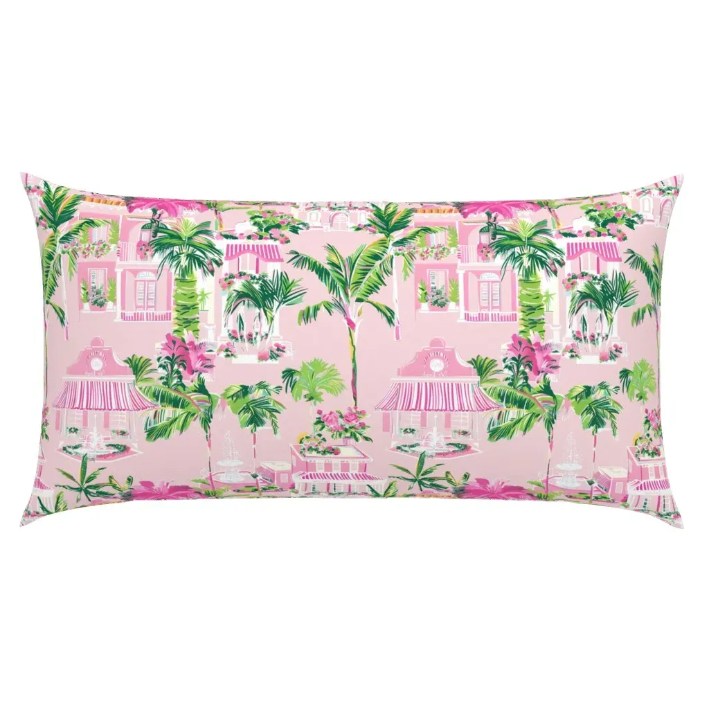 Lilly's Shopping Spree King Pillow Sham - Pink product