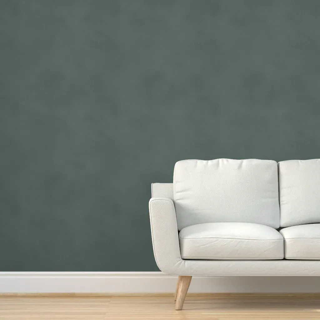 Lime Wash Tadelakt Moroccan Plaster Peel and Stick Wallpaper - Teal product
