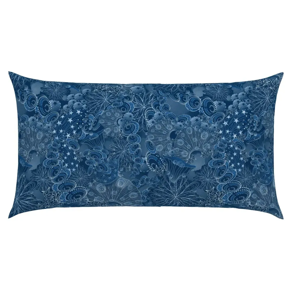 Limited Palette King Pillow Sham - Dark Blue product