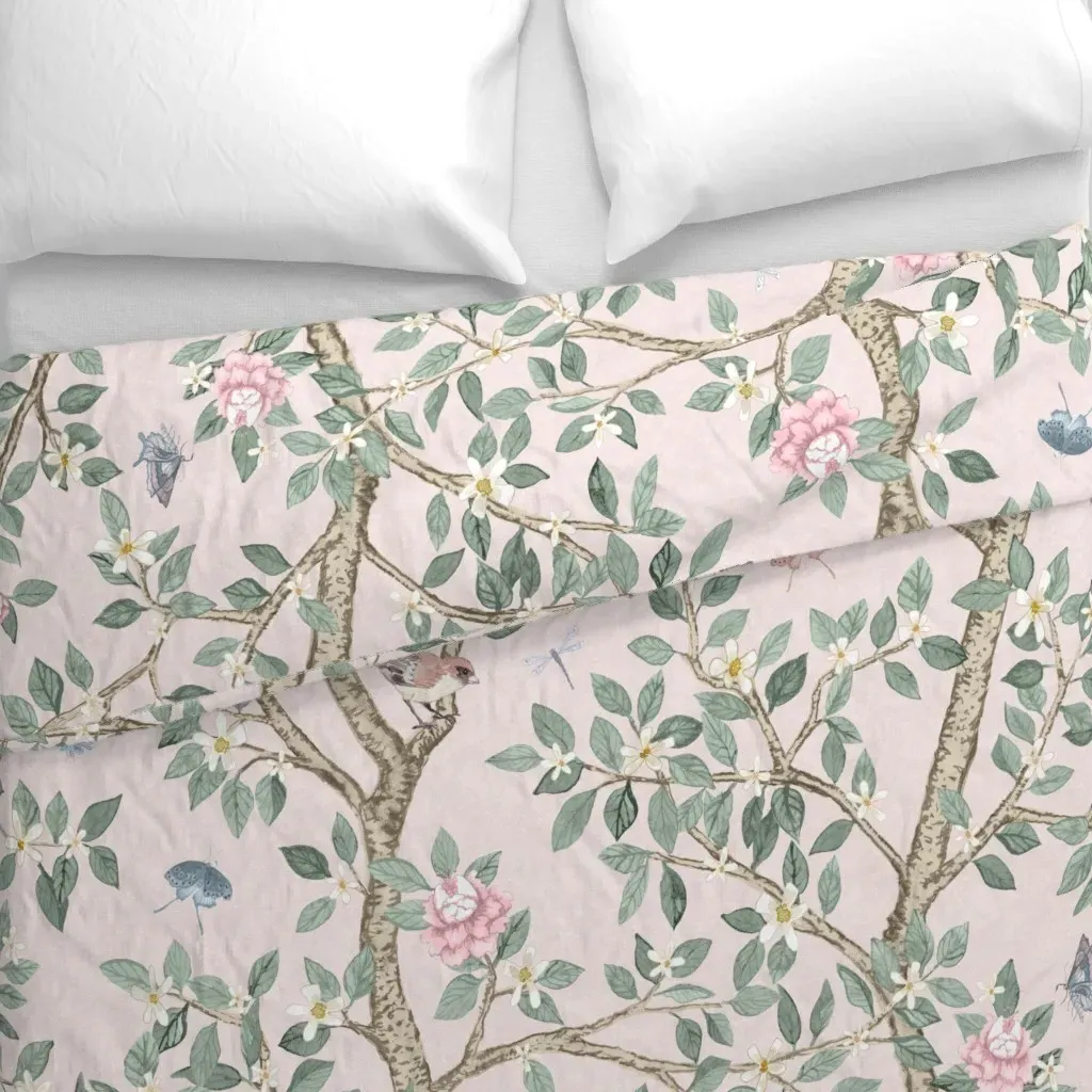 Lindsay Duvet Cover - Pale Pink alternate view