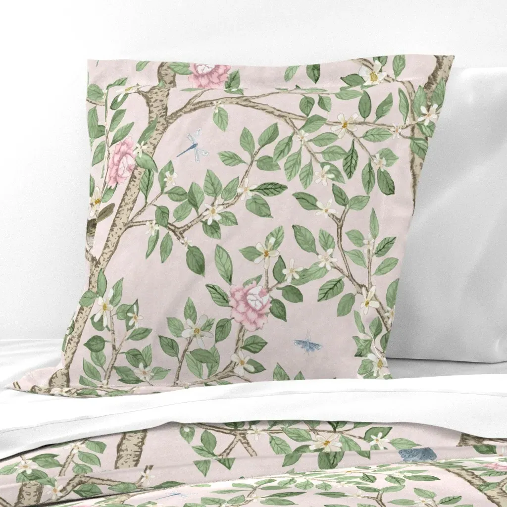 Lindsay Version2 Elsie's Garden Euro Pillow Sham - Pink product