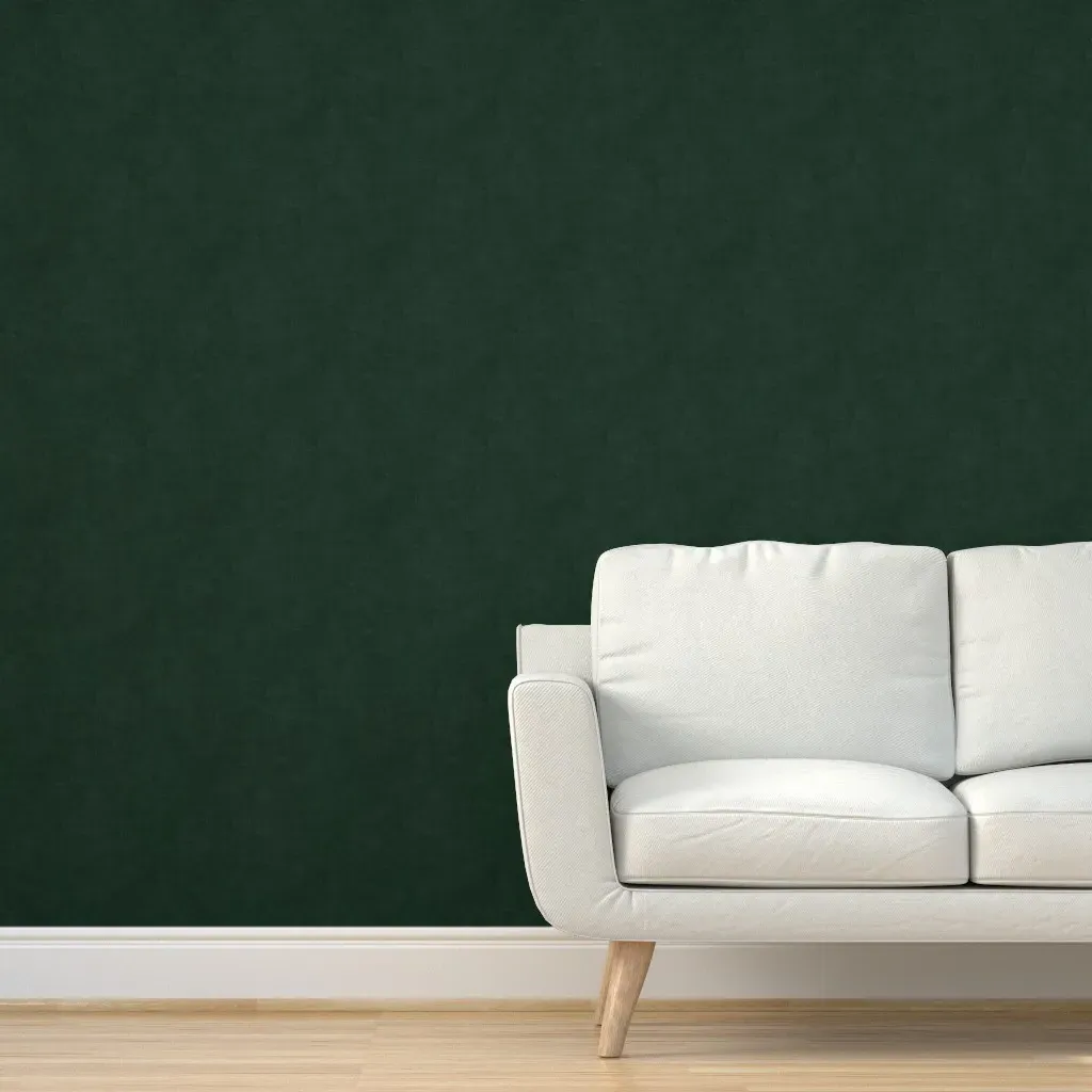 Linen Textured Peel and Stick Wallpaper - Deep Forest Green product