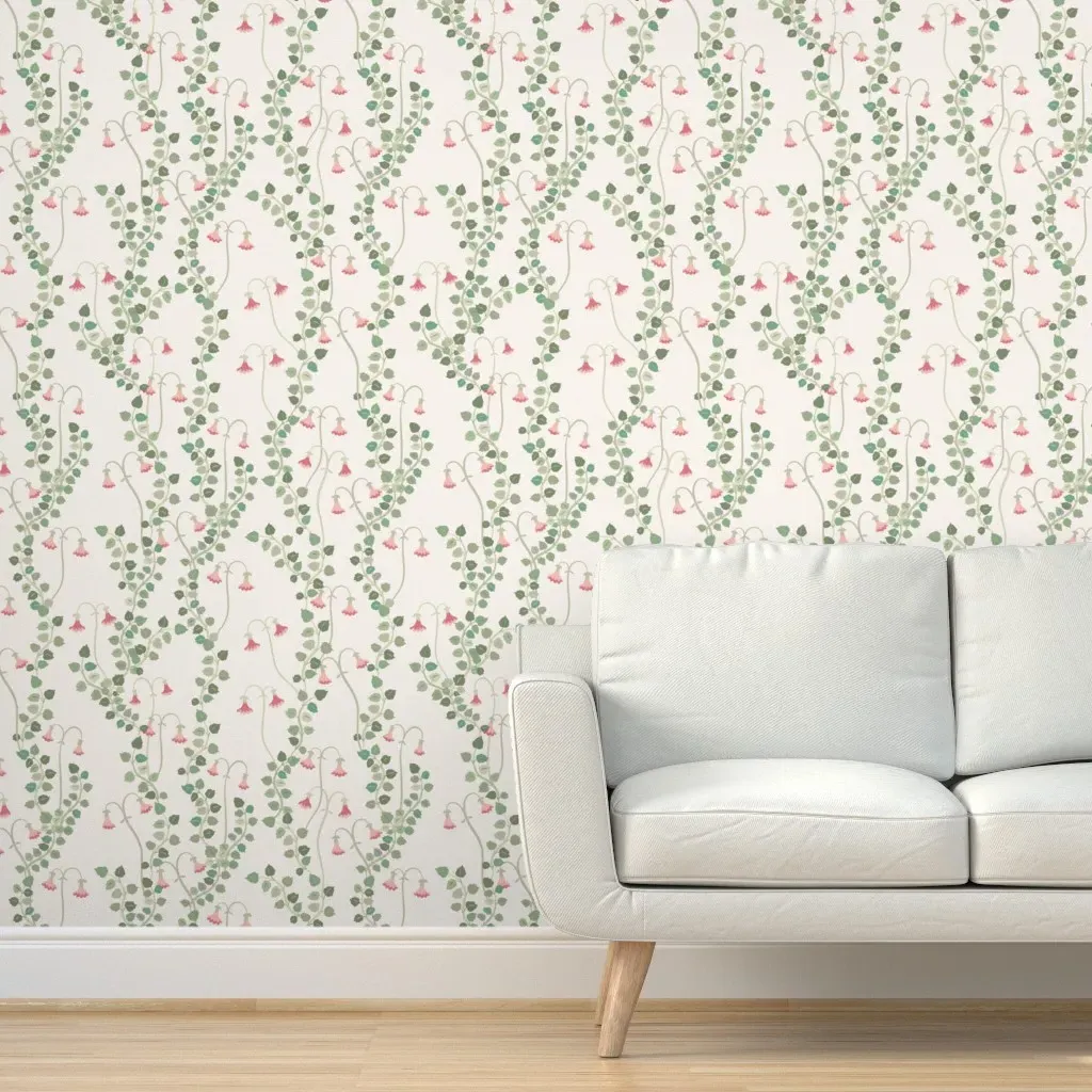 Linnea Peel and Stick Wallpaper - Light Off-White product