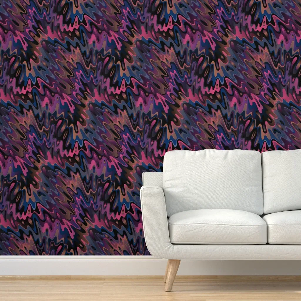 Liquid Stone Peel and Stick Wallpaper - Pink product