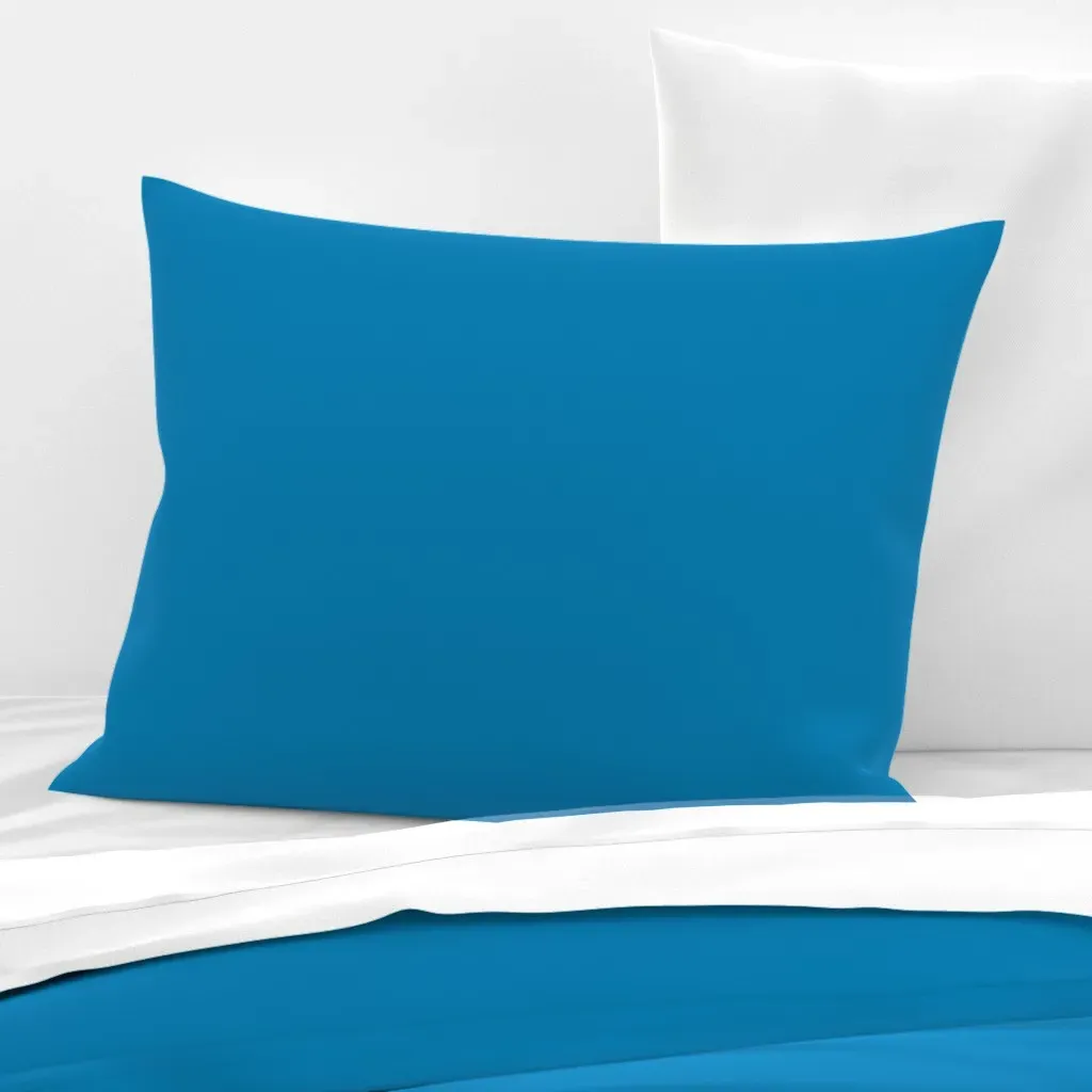 Little Explorer Standard Knife Edge Cushion Cover - Azure, Cotton Sateen product