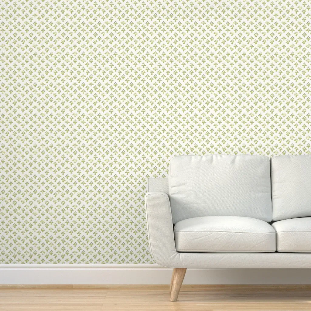 Little Leaves Peel and Stick Wallpaper - Ochre product