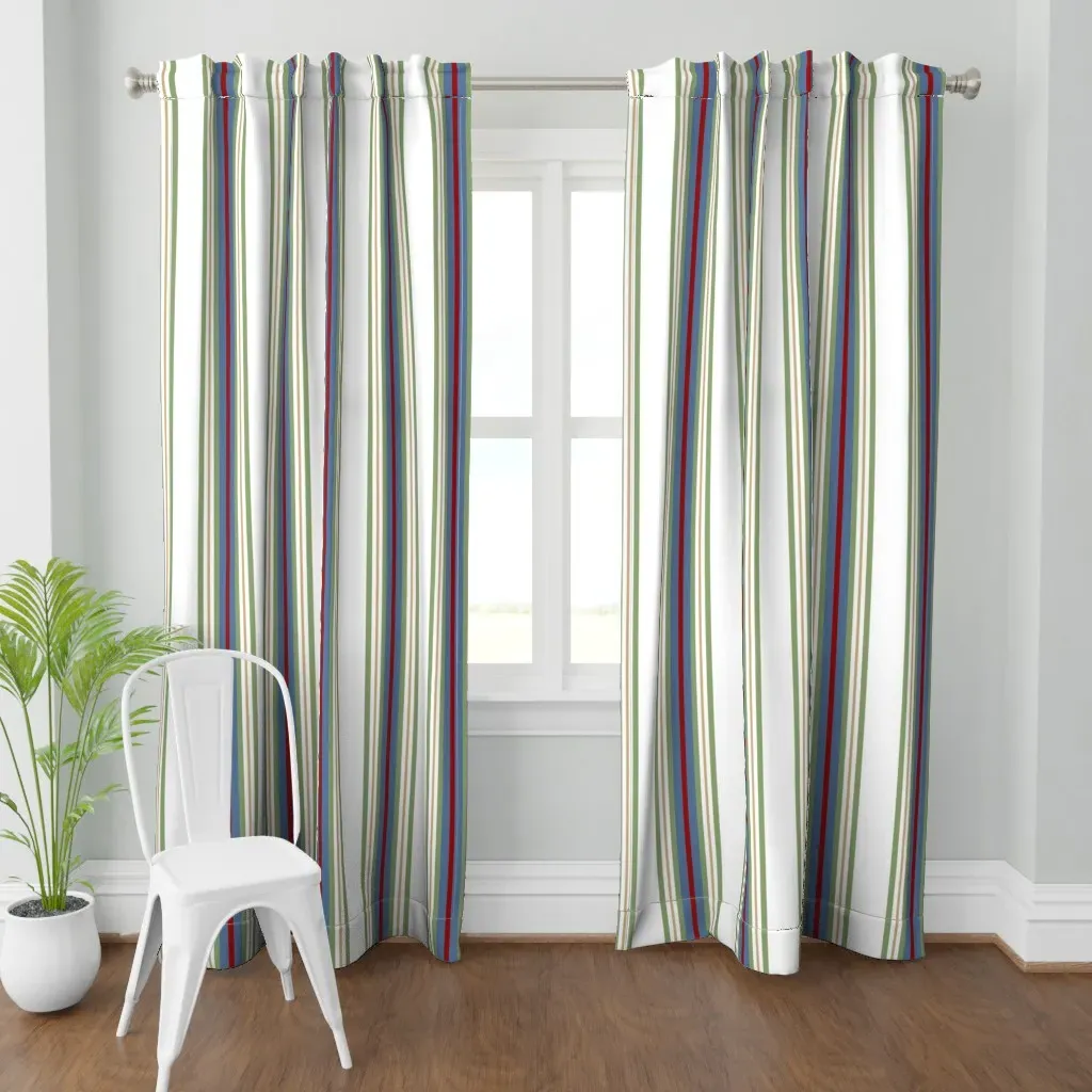 Lmlm Stripes Curtain Panel - Blue product