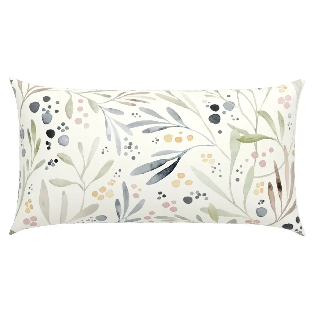 Long Leaves Jumbo King Pillow Sham - Sage Green product