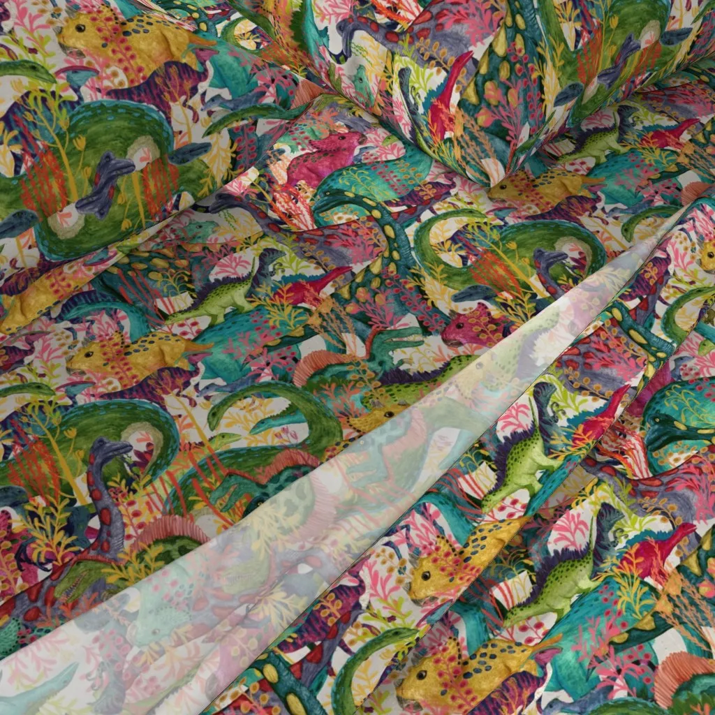Lost At The Dinosaur Jamboree Twin XL Sheet Set - Teal alternate view