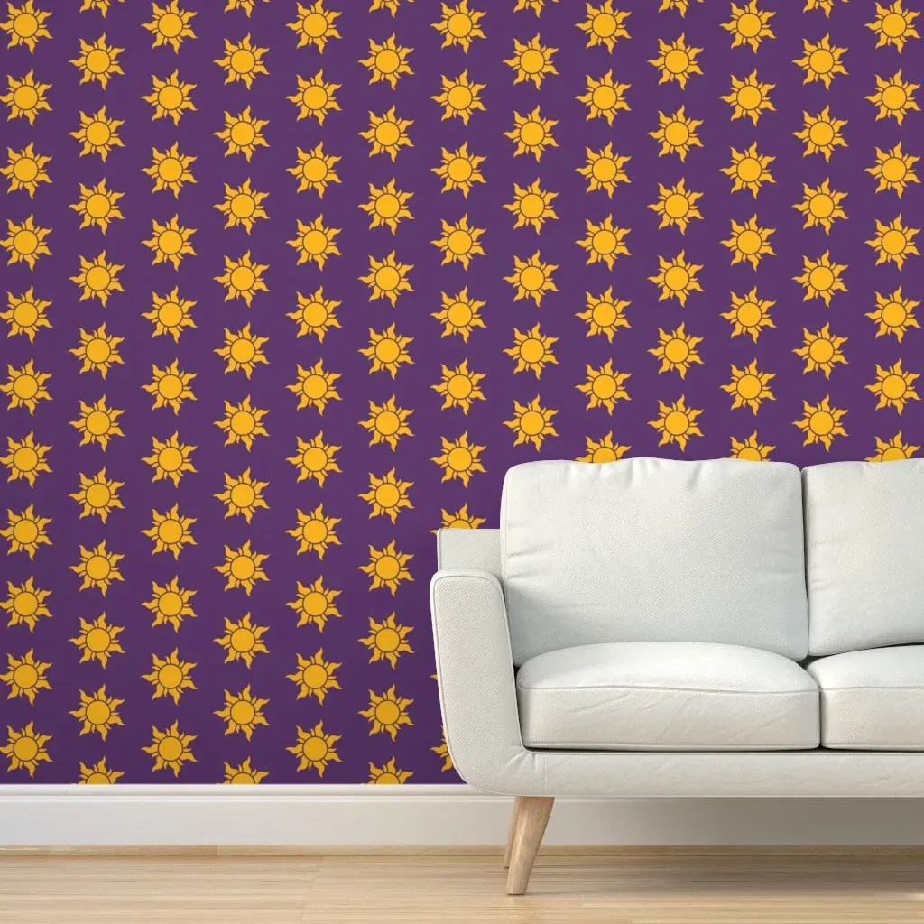 Lost Princess Sun Peel and Stick Wallpaper - Gold product