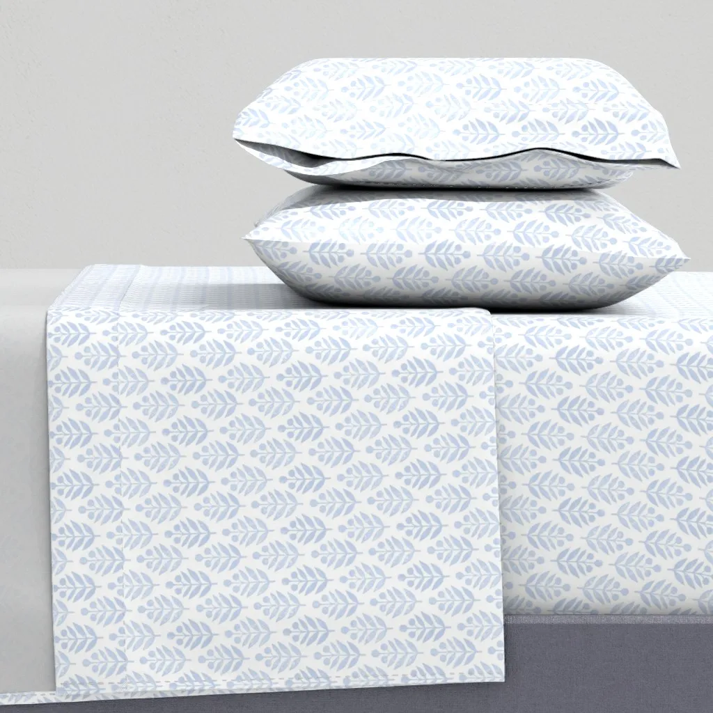 Lotti Half Shade Queen Sheet Set - Baby Blue product