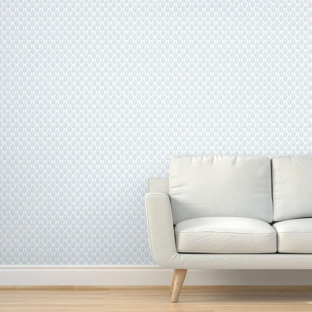 Lotti Peel and Stick Wallpaper - Soft Blue, White product