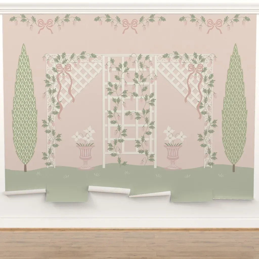 Lottie Garden Trellis Peel and Stick Wall Mural product