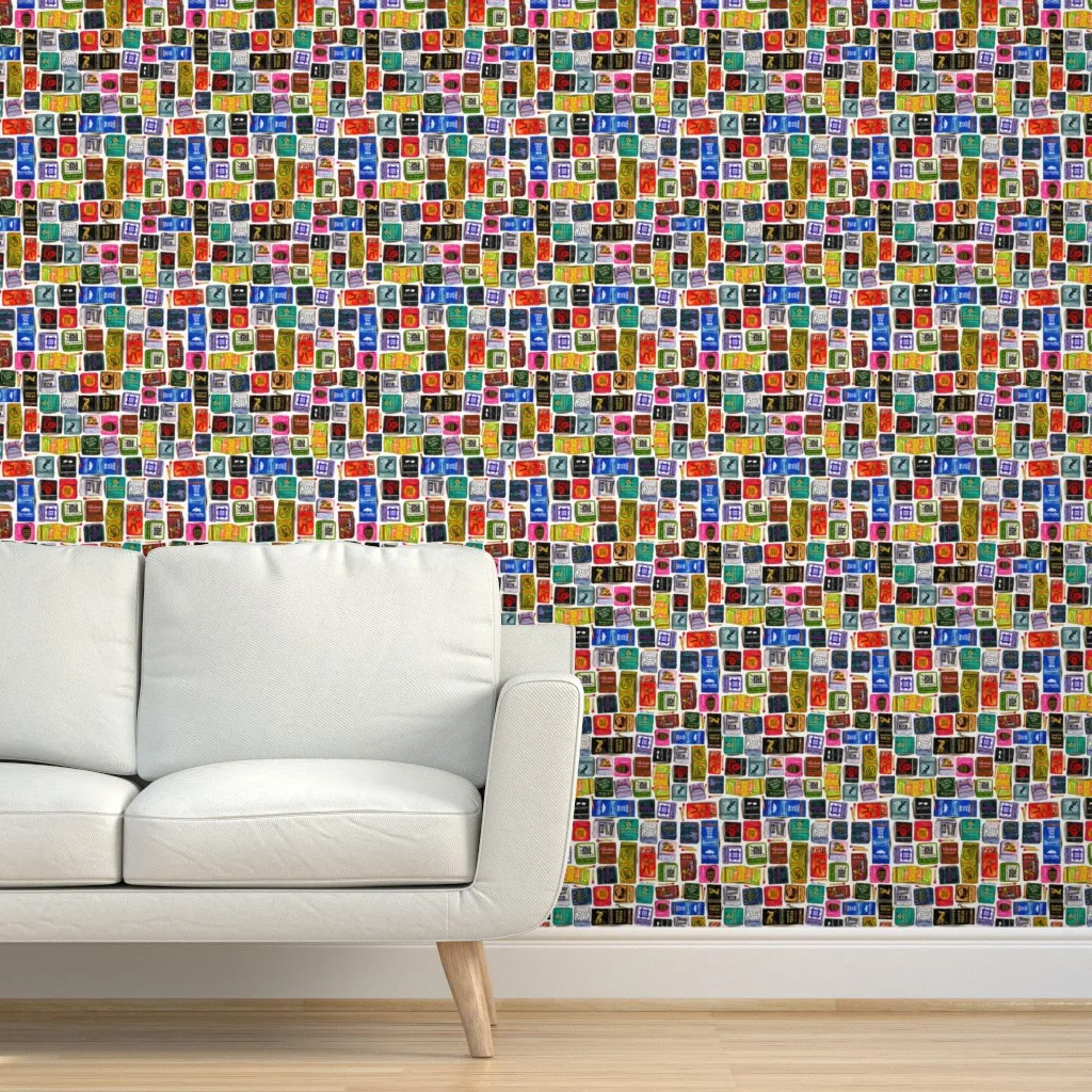 Louisville Matchbooks Peel and Stick Wallpaper - Yellow product