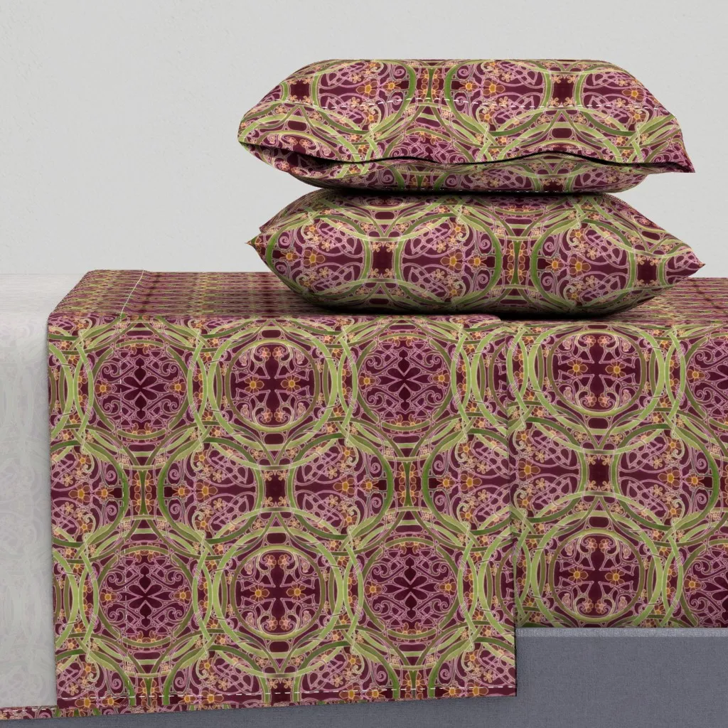 Love Forgives Not Using A Coaster Queen Sheet Set - Burgundy product