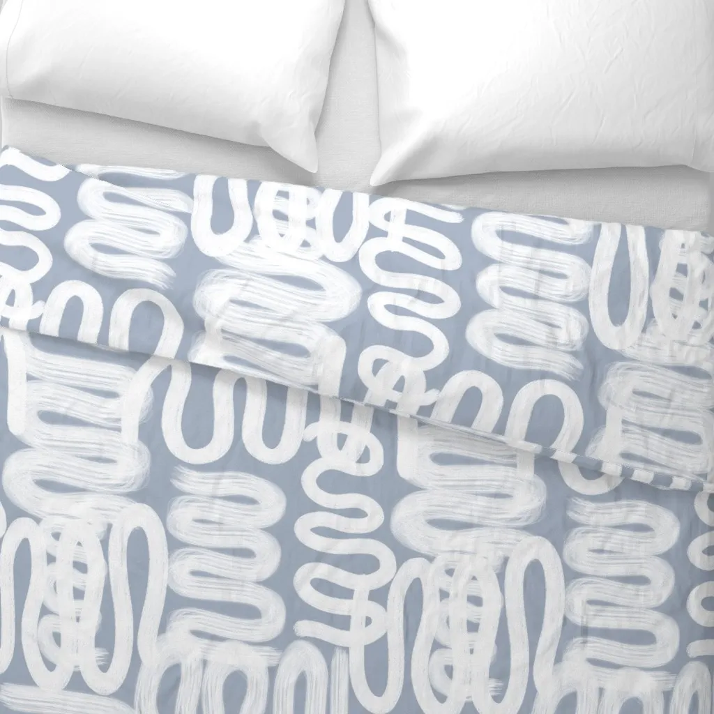 Luann 2 Meditative 6227 Duvet Cover - White alternate view
