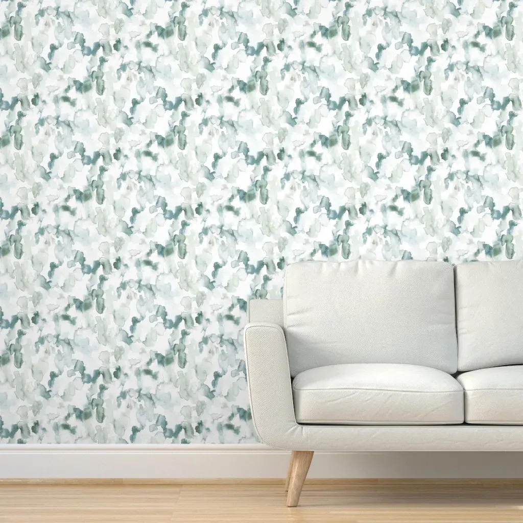 Lucid Dream Peel and Stick Wallpaper - Sage Green product