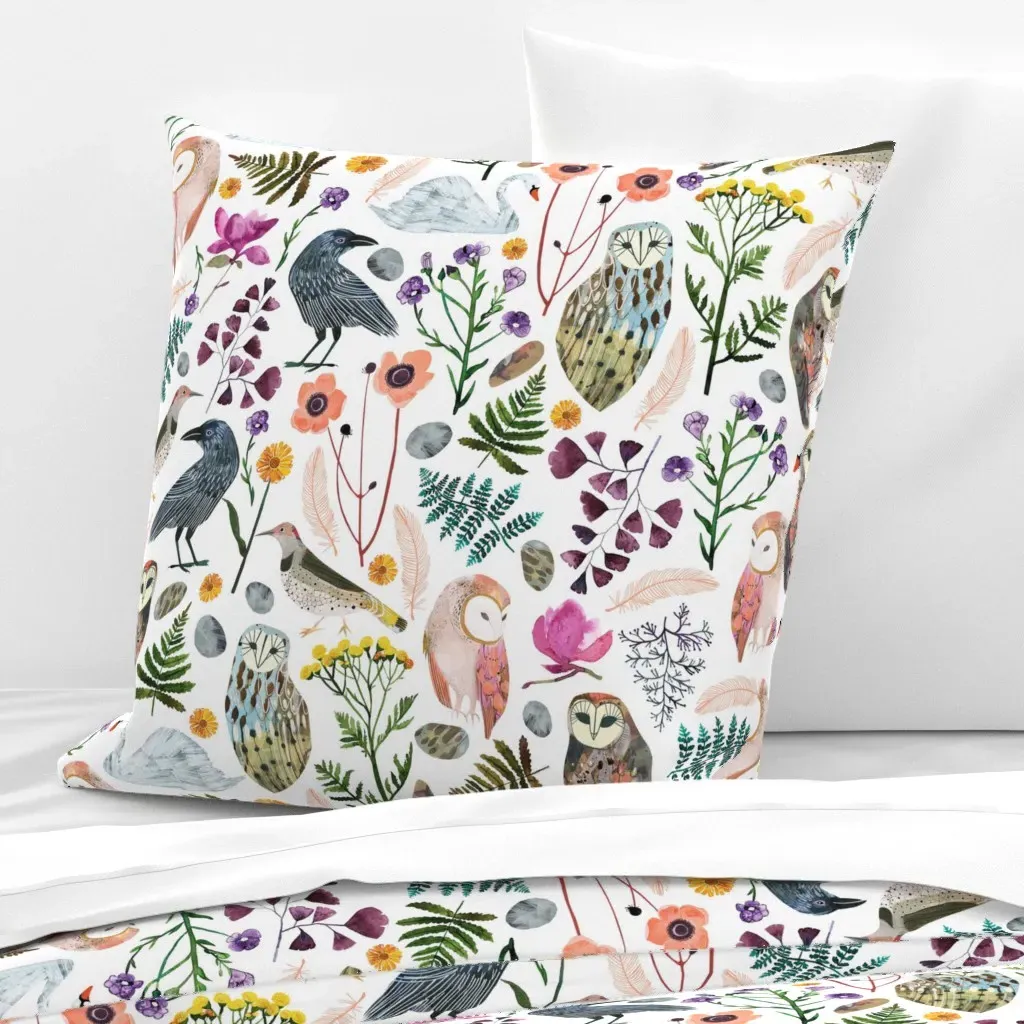 Lucid Dreams Miss Mystic Euro Pillow Sham - Off-White product
