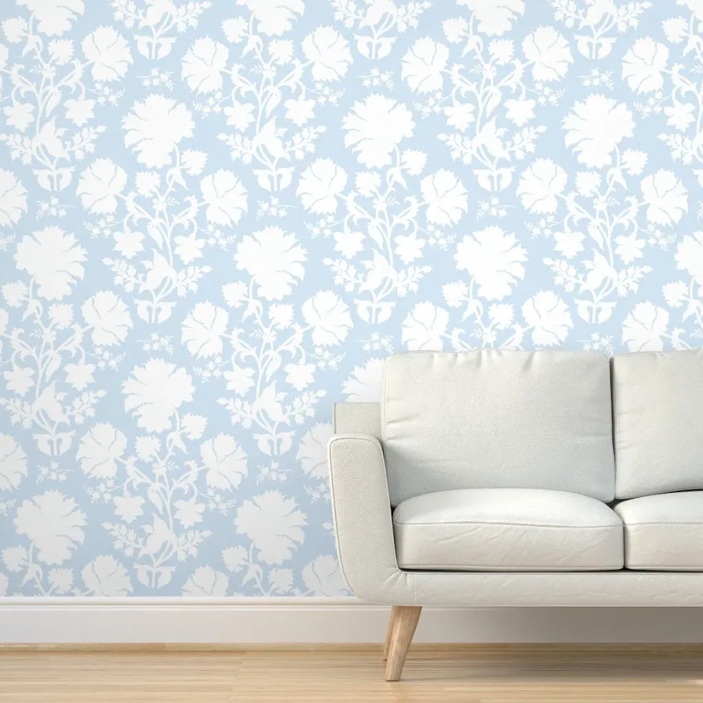 Lucinda Silhouette Gina Peel and Stick Wallpaper - Blue product